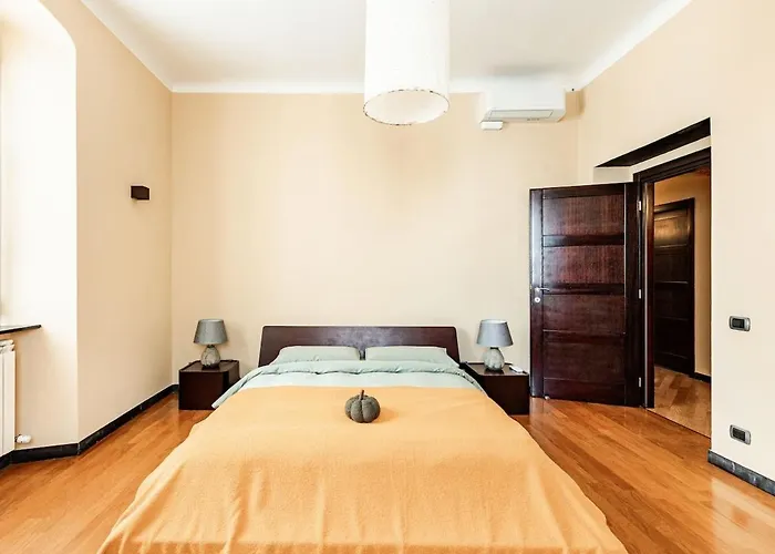 Apartmán Sea & Soul Genova, 120 M2, Centro Citta, Parcheggio Gratuito Nella Blu Area *