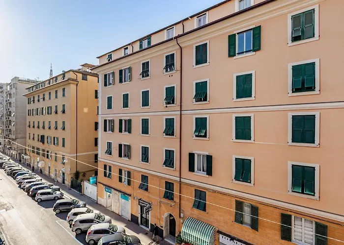 Sea & Soul Genova, 120 M2, Centro Citta, Parcheggio Gratuito Nella Blu Area Apartament Genua